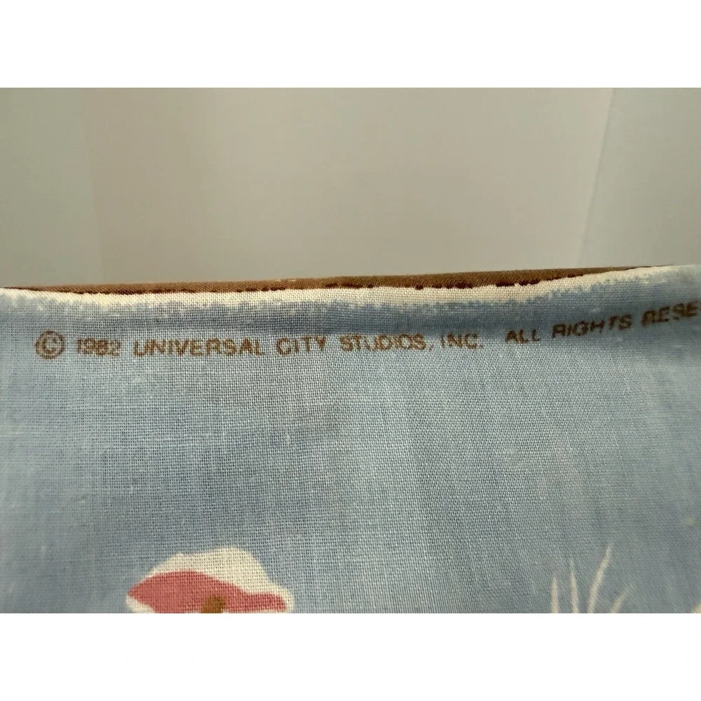 Vintage 1982 E.T. Movie Twin Flat & Fitted Bed Sheets ET Alien Retro Never Used